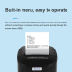 Mini Imprimante Thermique Haute Vitesse 80mm Pour Reçus Et Étiquettes Avec Découpe Automatique Et Fonction QR Code - www.yoni...