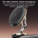Chargeur Sans Fil Voiture 15W Magnétique Rotation 360 Degrés Charge Rapide Zinc Alliage Noir - www.yonis-shop.com