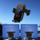 Chargeur Sans Fil Voiture Support Téléphone Rétractable Avec CarPlay Android Auto Sans Fil et Charge Rapide Puissante - www.y...