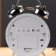 Réveil LED Métallique Argenté Avec Écran Haute Résolution et Lumière Nocturne - www.yonis-shop.com