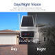 Camera Surveillance Solaire Wifi 3MP HD Vision Nocturne Étanche IP66 Détection Mouvement Audio Bidirectionnel Installation Fa...