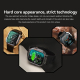 Montre Connectée Étanche Bluetooth Musique et Santé Écran IPS 1.96 Pouces Compatibilité Android IOS - www.yonis-shop.com