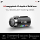 Caméscope Numérique 4K HD Vision Nocturne Colorée WiFi Avec Écran Rotatif 3 Pouces et Zoom 28x Rouge - www.yonis-shop.com