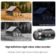 Caméscope Numérique 4K HD Vision Nocturne Colorée WiFi Avec Écran Rotatif 3 Pouces et Zoom 28x Rouge - www.yonis-shop.com