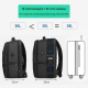 Sac À Dos Ordinateur Anti-Vol Extensible 19 Pouces Avec Port USB Et Compartiment RFID Pour Voyage Et Travail Noir - www.yonis...