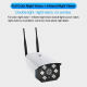 Camera Surveillance Sans Fil HD Vision Nocturne Infrarouge Détection Mouvement Stockage TF 64GB - www.yonis-shop.com