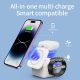 Chargeur Sans Fil Magnétique 3 En 1 Multifonctionnel Avec Alignement Automatique Et Support Téléphone - www.yonis-shop.com