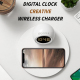 Chargeur Sans Fil Multifonctionnel Avec Lumière Nocturne Rotative Et Affichage LED - www.yonis-shop.com