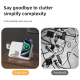 Chargeur Sans Fil Magnétique 3 en 1 Avec Veilleuse Intégrée Puissance de 30W pour Trois Appareils - www.yonis-shop.com