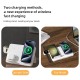 Chargeur Sans Fil Magnétique 3 en 1 Avec Veilleuse Intégrée Puissance de 30W pour Trois Appareils - www.yonis-shop.com