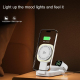 Chargeur Sans Fil 3 En 1 MagSafe Magnétique Avec Lumière LED Compact Et Sécurisé - www.yonis-shop.com