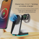Chargeur Sans Fil Pliable 3-en-1 Avec LED Pour iPhone AirPods Et Apple Watch Compact Et Pratique Pour Voyage - www.yonis-shop...
