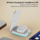 Chargeur Sans Fil Pliable 3-en-1 Avec LED Pour iPhone AirPods Et Apple Watch Compact Et Pratique Pour Voyage - www.yonis-shop...