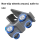 Chargeur Sans Fil De Bureau En Forme De Chariot Élévateur Avec Lumière LED Intégrée Et Charge Rapide 15W - www.yonis-shop.com