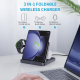 Chargeur Sans Fil 3 En 1 Pour Téléphones Écouteurs Et Montres Connectées Design Pliable Et Portatif Sécurité Maximale - www.y...