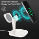 Chargeur Sans Fil Magnétique 5 en 1 Avec Fonction Support 15W Pour iPhone 12/13 Chargement Rapide Horizontal et Vertical - ww...