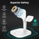 Chargeur Sans Fil Magnétique 5 en 1 Avec Fonction Support 15W Pour iPhone 12/13 Chargement Rapide Horizontal et Vertical - ww...