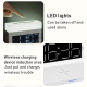 Chargeur Sans Fil Multifonction 6 en 1 pour Téléphone Casque et Montre avec Affichage Digital et Réveil - www.yonis-shop.com