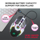 Souris Sans Fil RGB 2400DPI Rechargeable Haute Précision Pour Jeux Et Bureau - www.yonis-shop.com