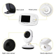 Babyphone Camera Écran LCD 2.4 Pouces Vision Nocturne 7-LED Audio Bidirectionnel Température Détection - www.yonis-shop.com