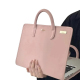 Sacoche Ordinateur Portable Rose 15.6/16 Pouces Style Fille PU Résistante Rayures et Eau avec Poignée et Ventilation - www.yo...