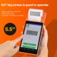 Mini Imprimante Portable 5.5 Pouces Écran HD Android 8.1 Imprimante De Reçus Haute Vitesse 90mm/s Supporte WIFI Bluetooth NFC...