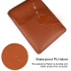 Sacoche Ordinateur Portable En Cuir PU Pour 13.3 Pouces Support Ergonomique Protection Optimale - www.yonis-shop.com