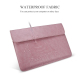 Sacoche Ordinateur Portable En Cuir PU Résistante Étanche Et Antichoc Pour Laptop 13.3 Pouces Avec Pochette Supplémentaire - ...