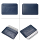 Sacoche Ordinateur Portable Cuir Microfibre Protection Complète Anti-Choc et Multi-Usage 13-14 Pouces Grise - www.yonis-shop.com