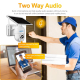 Camera Surveillance HD 1080P 4G Solaire Avec Audio Bidirectionnel Détection Mouvement Vision Nocturne et Stockage TF - www.yo...