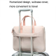 Sacoche Ordinateur Portable Ultra-Fine 13-14 Pouces Khaki Étanche et Résistante avec Compartiments Multiples et Sangle Épaule...