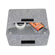 Sacoche Ordinateur Portable 13 Pouces Gris Protection Complète Contre Chocs Et Rayures Design Confortable Facile À Transporte...
