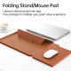 Sacoche Ordinateur Portable Multifonctionnelle Avec Support Magnétique Et Tapis De Souris Intégré Taille 13-14 Pouces - www.y...