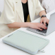 Sacoche Ordinateur Portable Femme Universelle 15 Pouces Beige Étanche et Durable - www.yonis-shop.com
