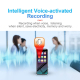 Dictaphone Multifonction 8GB Enregistreur Vocal MP3 Hifi Bluetooth Radio FM E-Book 50h Autonomie - www.yonis-shop.com