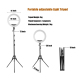 Ring Light Dimmable 28W 12 Pouces Avec Trépied Pour Selfies et Vidéos - www.yonis-shop.com