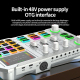 Table De Mixage Bluetooth Avec Carte Son Intégrée Et Port XLR 48V Pour Enregistrement Studio - www.yonis-shop.com