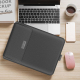 Sacoche Ordinateur Portable 4 en 1 Légère et Pratique en Cuir PU pour MacBook 13-14 Pouces - www.yonis-shop.com