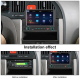 Autoradio 6.2 Pouces HD CarPlay Android Bluetooth FM Radio Caméra de Recul - www.yonis-shop.com