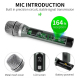 Système De Microphone Sans Fil Professionnel 4 Canaux Avec 4 Micros Portatifs UHF Longue Portée - www.yonis-shop.com