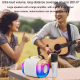 Microphone Portable Bluetooth Haut-Parleur Sans Fil Karaoke Intérieur Extérieur IPX7 8-10 Heures Autonomie LED Effets Sonores...