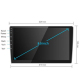 Autoradio HD 9 Pouces Navigation GPS Bluetooth WiFi Caméra de Recul USB FM Radio 1+16G - www.yonis-shop.com