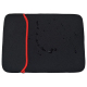 Sacoche Ordinateur Portable 7 Pouces Étanche en Néoprène Design Unique Noir et Rouge Protection Antichoc et Anti-Rayures - ww...