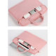 Sacoche Ordinateur Portable Multifonction Imperméable Pour Ordinateur 13 à 14 Pouces Avec Sangle Trolley et Poignée Confortab...