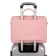 Sacoche Ordinateur Portable Multifonction Imperméable Pour Ordinateur 13 à 14 Pouces Avec Sangle Trolley et Poignée Confortab...