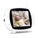 Babyphone Camera 3.5 Pouces Écran LCD Vision Nocturne Audio Bidirectionnel Température de la Chambre Musique Apaisante - www....