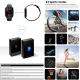 Montre Connectée Sport 1.83 Pouces Bluetooth 5.0 Appels Sommeil Oxygène Température Fréquence Cardiaque Tension Artérielle Ét...