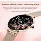 Montre Connectée Écran Couleur 1.19 Pouces Surveillance Fréquence Cardiaque Tension Artérielle Oxygène Sang Bluetooth 5.2 Mul...