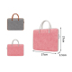 Sacoche Ordinateur Portable 14 Pouces Rose Imperméable et Résistante aux Chocs avec Design Portable et Compartiment Sécurisé ...