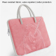 Sacoche Ordinateur Portable 14 Pouces Rose Imperméable et Résistante aux Chocs avec Design Portable et Compartiment Sécurisé ...